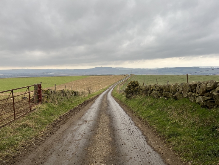 Wide landscape in Scotland